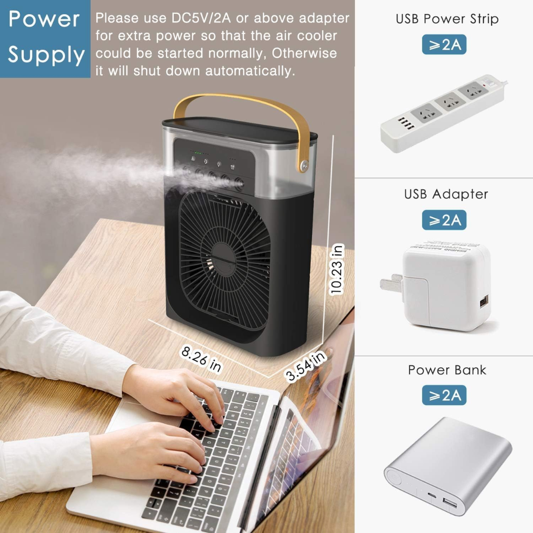 4 IN 1 Portable Fan and Humidifier