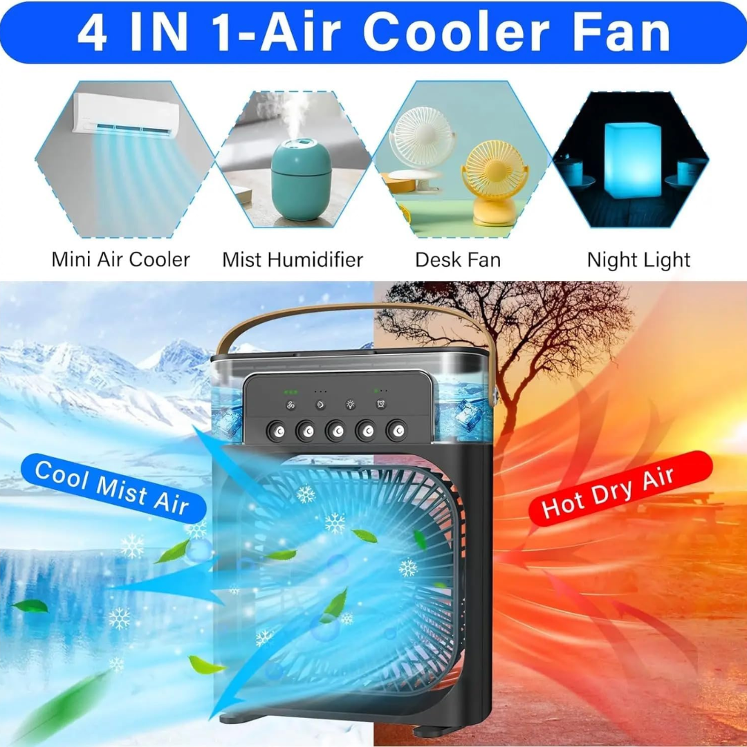 4 IN 1 Portable Fan and Humidifier