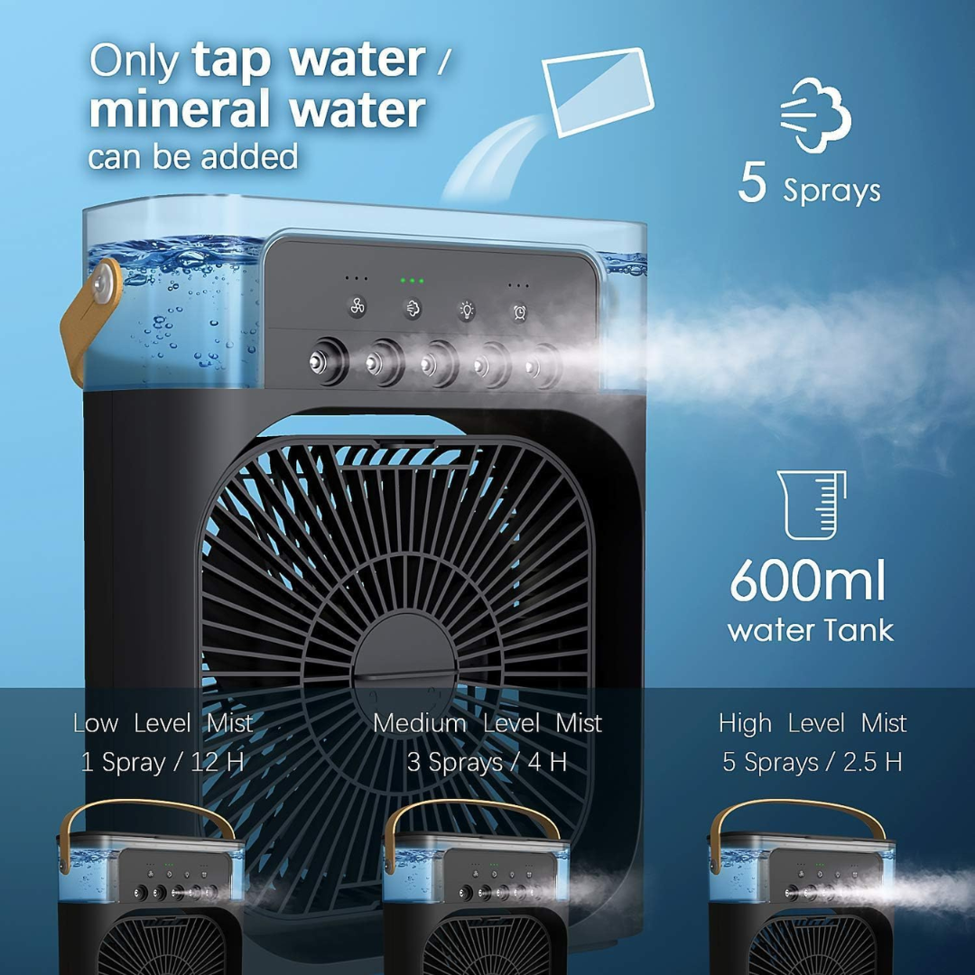 4 IN 1 Portable Fan and Humidifier